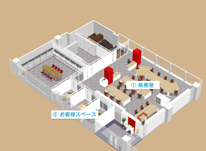 アパレル関連レイアウト